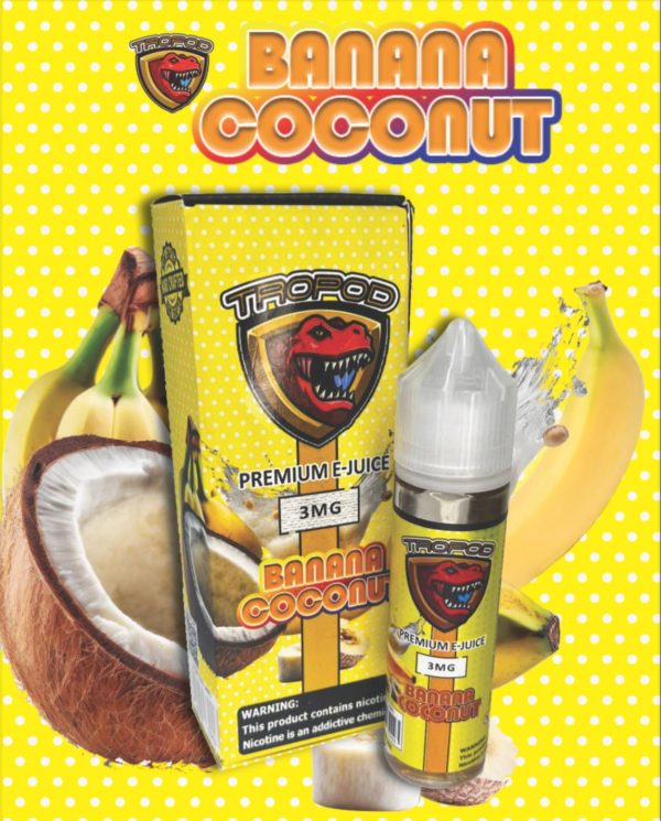 Banana Coconut (3% Nicotine) Primium E-Liquid